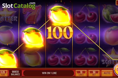 Οθόνη4. Red Hot Sevens (ABXplay) Κουλοχέρης 