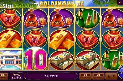 Οθόνη4. Goldenomatic Κουλοχέρης