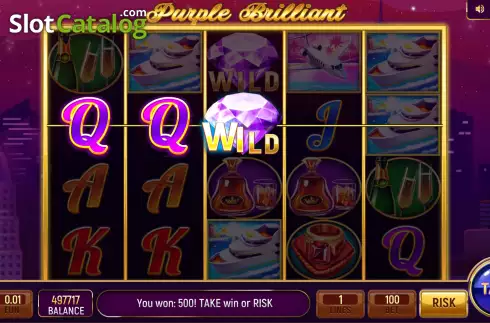 Οθόνη3. Purple Brilliant Κουλοχέρης