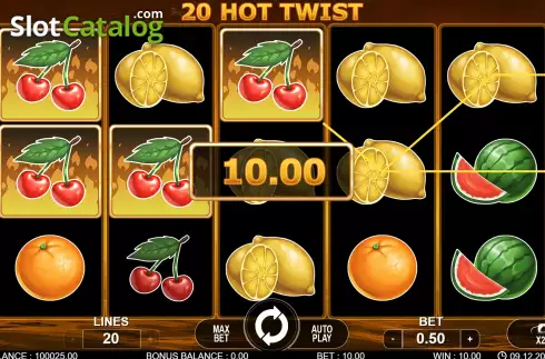 Οθόνη3. 20 Hot Twist Κουλοχέρης