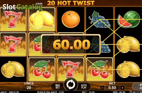 Οθόνη4. 20 Hot Twist Κουλοχέρης