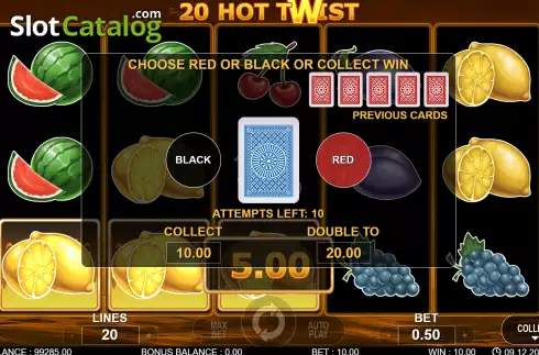 Οθόνη5. 20 Hot Twist Κουλοχέρης