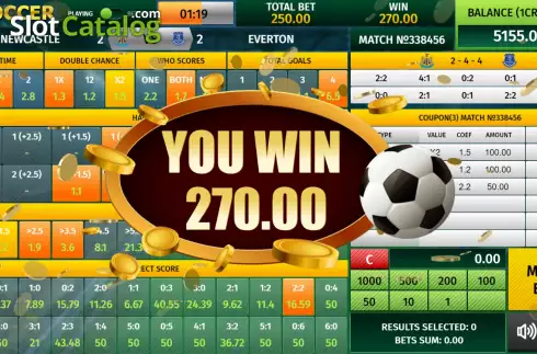 Οθόνη5. Virtual Soccer (InBet Games) Κουλοχέρης