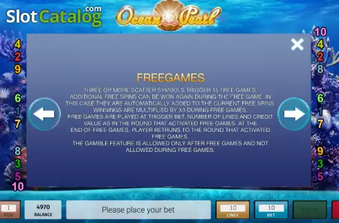 Οθόνη9. Ocean Pearl (ABXplay) Κουλοχέρης