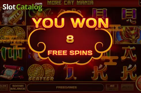Οθόνη8. More Cat Mania Κουλοχέρης