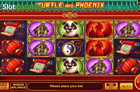 Οθόνη2. Turtle and Phoenix Κουλοχέρης