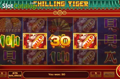 Οθόνη5. Chilling Tiger Κουλοχέρης 