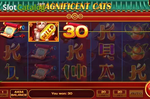 Οθόνη3. Magnificent Cats Κουλοχέρης