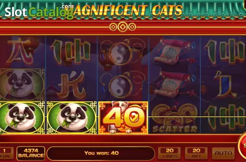 Οθόνη4. Magnificent Cats Κουλοχέρης