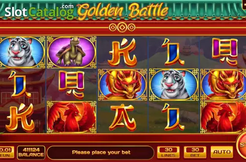 Οθόνη2. Golden Battle Κουλοχέρης