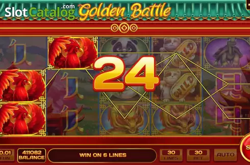 Οθόνη3. Golden Battle Κουλοχέρης