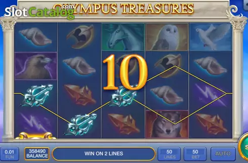 Οθόνη3. Olympus Treasure (InBet Games) Κουλοχέρης