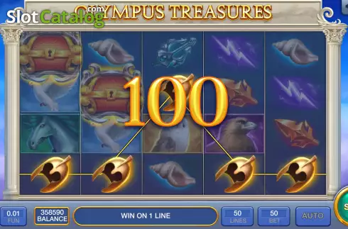 Οθόνη4. Olympus Treasure (InBet Games) Κουλοχέρης