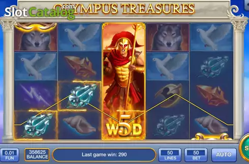 Οθόνη5. Olympus Treasure (InBet Games) Κουλοχέρης