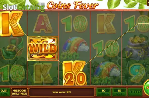Οθόνη4. Coins Fever Κουλοχέρης