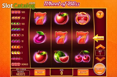 Οθόνη2. Wheel of Bliss (3x3) Κουλοχέρης