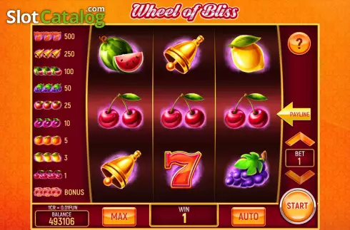 Οθόνη3. Wheel of Bliss (3x3) Κουλοχέρης