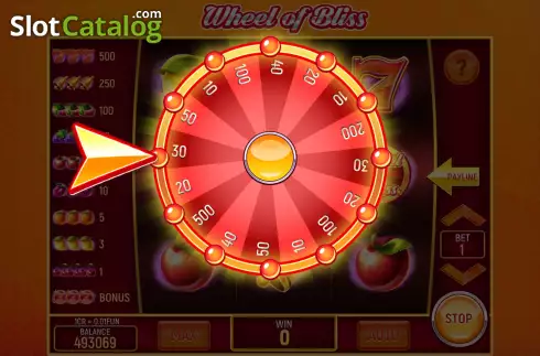 Οθόνη5. Wheel of Bliss (3x3) Κουλοχέρης