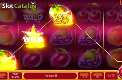 Οθόνη4. Burning Stars (InBet Games) Κουλοχέρης