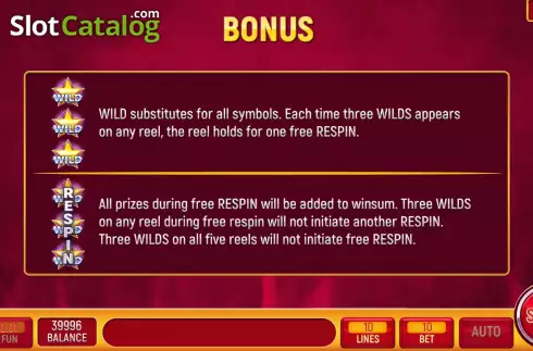 Οθόνη7. Burning Stars (InBet Games) Κουλοχέρης