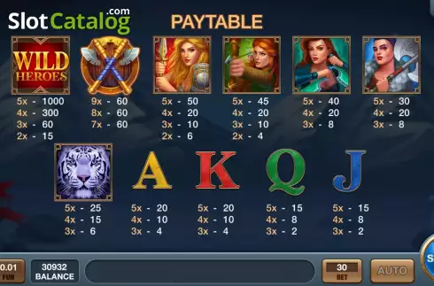 Οθόνη5. Wild Heroes Κουλοχέρης