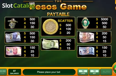 Οθόνη7. The Pesos Game Κουλοχέρης