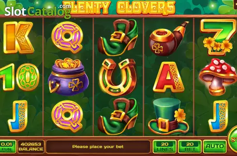 Οθόνη2. Plenty Clovers Κουλοχέρης