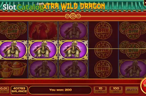 Οθόνη4. Extra Wild Dragon Κουλοχέρης