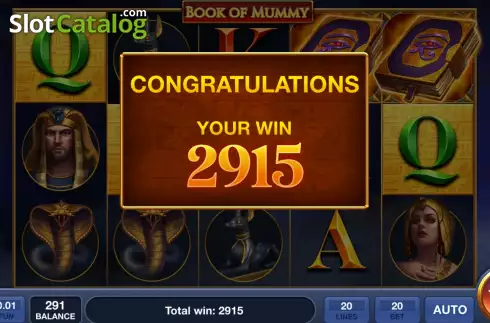 Οθόνη9. Book of Mummy (ABXplay) Κουλοχέρης