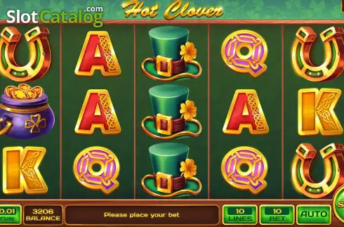 Οθόνη2. Hot Clover (InBet Games) Κουλοχέρης 