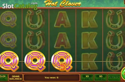 Οθόνη3. Hot Clover (InBet Games) Κουλοχέρης 