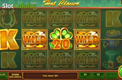 Οθόνη4. Hot Clover (InBet Games) Κουλοχέρης 