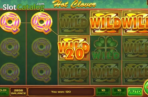 Οθόνη5. Hot Clover (InBet Games) Κουλοχέρης 