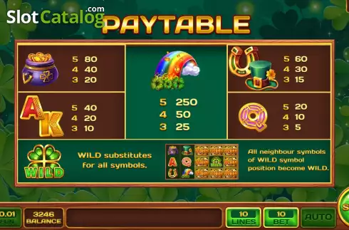 Οθόνη7. Hot Clover (InBet Games) Κουλοχέρης 