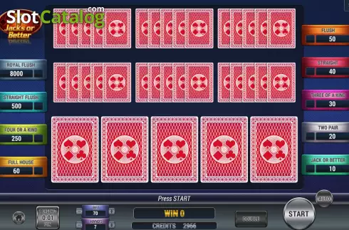 Οθόνη2. Poker 7 Jacks or Better Κουλοχέρης
