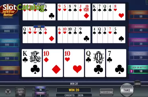 Οθόνη3. Poker 7 Jacks or Better Κουλοχέρης