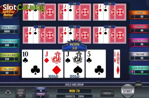 Οθόνη4. Poker 7 Jacks or Better Κουλοχέρης