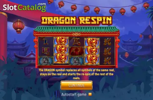 Οθόνη2. Dragon Respin Κουλοχέρης