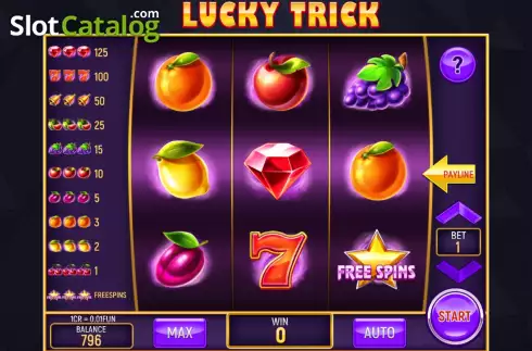 Οθόνη3. Lucky Trick (3x3) Κουλοχέρης