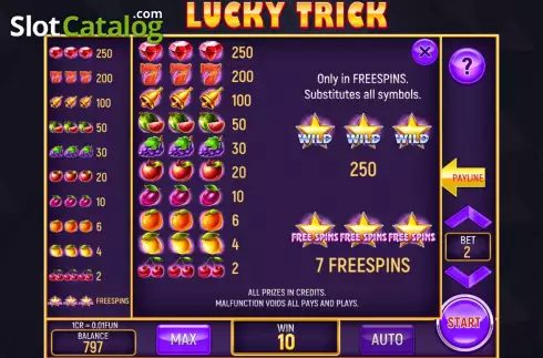 Οθόνη9. Lucky Trick (3x3) Κουλοχέρης