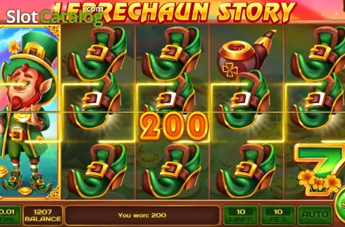 Οθόνη5. Leprechaun Story Κουλοχέρης