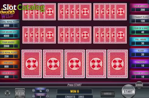 Οθόνη2. Poker 7 Bonus Deuces Wild Κουλοχέρης