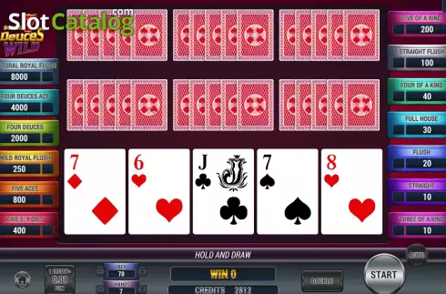 Οθόνη3. Poker 7 Bonus Deuces Wild Κουλοχέρης
