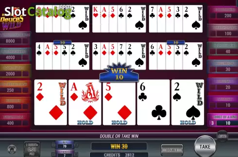 Οθόνη5. Poker 7 Bonus Deuces Wild Κουλοχέρης