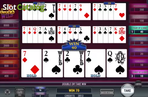 Οθόνη6. Poker 7 Bonus Deuces Wild Κουλοχέρης