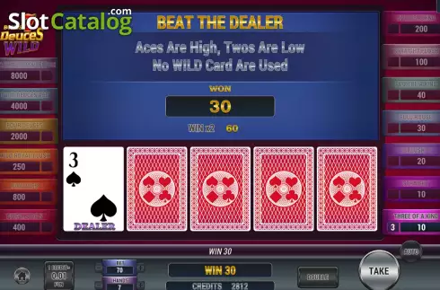 Οθόνη7. Poker 7 Bonus Deuces Wild Κουλοχέρης