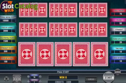 Οθόνη2. Poker 7 Joker Wild Κουλοχέρης