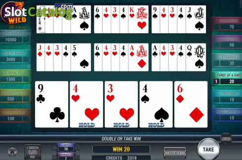 Οθόνη6. Poker 7 Joker Wild Κουλοχέρης