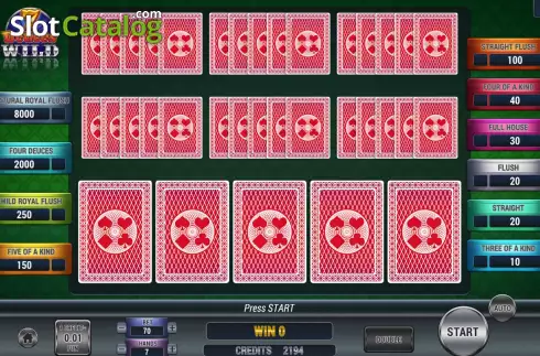 Οθόνη2. Poker 7 Deuces Wild Κουλοχέρης