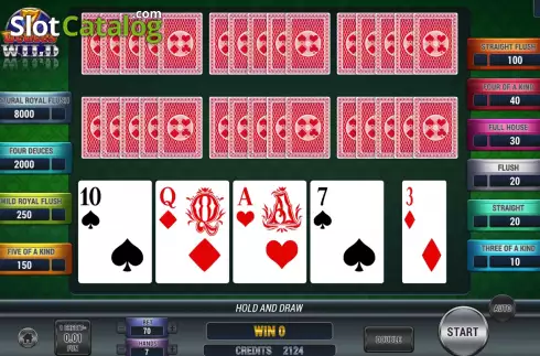 Οθόνη3. Poker 7 Deuces Wild Κουλοχέρης
